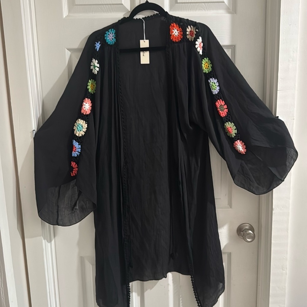COPY - Yellow Embroidered Tunic - Picture 2 of 8
